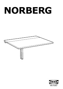 Bruksanvisning IKEA NORBERG Matbord