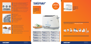 Rokasgrāmata Zelmer 27Z013 Tosteris