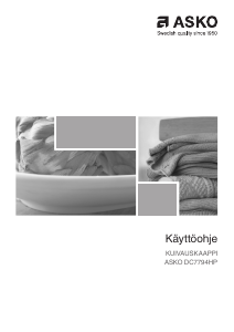 Käyttöohje Asko DC7794HPW Kuivausrumpu