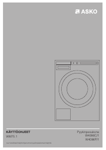 Käyttöohje Asko W4086C.W Pesukone