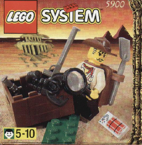Handleiding Lego set 5900 Adventurers Johnny Thunder