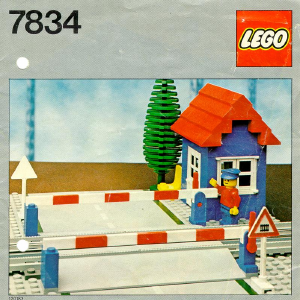Manual Lego set 7834 Trains Level crossing