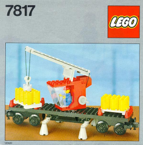Manual Lego set 7817 Trains Crane wagon