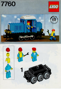 Manual Lego set 7760 Trains Diesel shunter Locomotive