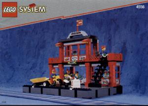 Manual Lego set 4556 Trains Train station