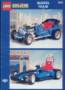 Manual Lego set 5541 Model Team Blue fury