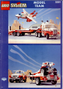 Manual Lego set 5591 Model Team Mach II red bird rig