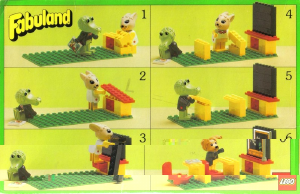 Bedienungsanleitung Lego set 3645 Fabuland Klassenzimmer