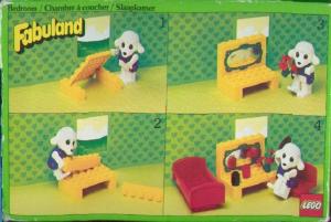 Manual Lego set 3792 Fabuland Bedroom