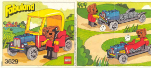 Manual Lego set 3629 Fabuland Barney Bear