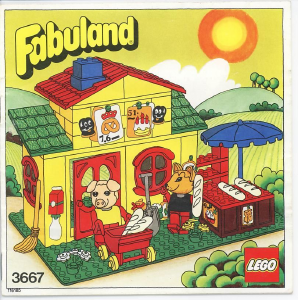 Manual Lego set 3667 Fabuland Pat and Freddys shop