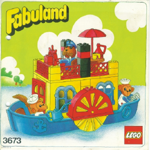 Manual Lego set 3673 Fabuland Paddle steamer