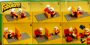Manual Lego set 3623 Fabuland Beauty salon