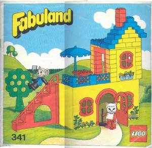 Használati útmutató Lego set 341 Fabuland Ház
