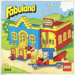 Bedienungsanleitung Lego set 344 Fabuland Tankstelle