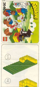 Bedienungsanleitung Lego set 3646 Fabuland Catherine Katze und Küche