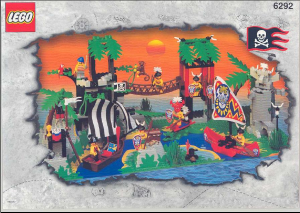 Handleiding Lego set 6292 Pirates Betoverd eiland