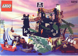 Manual Lego set 6273 Pirates Rock island refuge