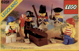 Handleiding Lego set 6251 Pirates Minifiguren