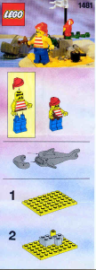 Handleiding Lego set 1481 Pirates Woestijneiland
