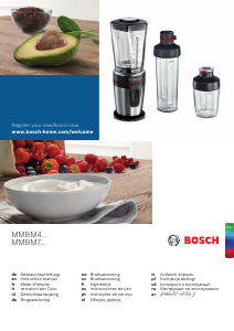 Käyttöohje Bosch MMBM4G6K Tehosekoitin