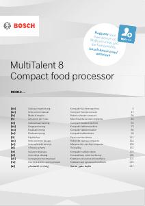 Manual Bosch MC812S844 MultiTalent 8 Food Processor