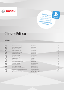 Manual Bosch MFQ2600G CleverMixx Misturador da mão
