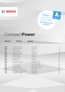 Εγχειρίδιο Bosch MFW3850B CompactPower Κρεατομηχανή