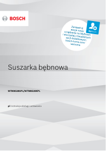 Instrukcja Bosch WTM8528SPL Suszarka