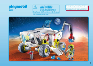 Bruksanvisning Playmobil set 9489 Space Marsrobot