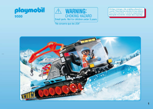 Handleiding Playmobil set 9500 Cityservice Sneeuwruimer