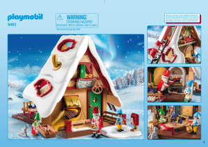 Mode d’emploi Playmobil set 9493 Christmas Atelier de biscuit du père noël avec moules
