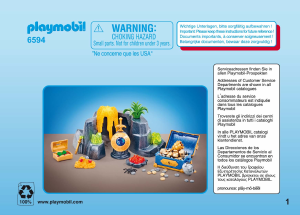 Instrukcja Playmobil set 6594 Accessories Wielka kryjówka skarbów