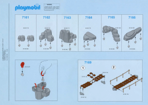 Mode d’emploi Playmobil set 7164 Accessories Formation rocheuse