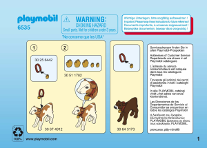 Manual de uso Playmobil set 6535 Accessories Ganado