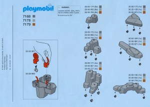 Handleiding Playmobil set 7168 Accessories Rotsformatie