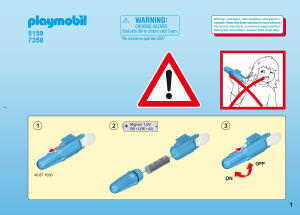 Instrukcja Playmobil set 5159 Accessories Silnik podwodny w blisterze