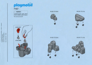 Manual Playmobil set 7167 Accessories Rock form