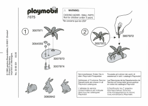 Mode d’emploi Playmobil set 7075 Accessories Paysage avec des animaux