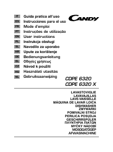 Manual de uso Candy CDPE 6320 Lavavajillas