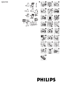 说明书 飞利浦QG3150理发推子