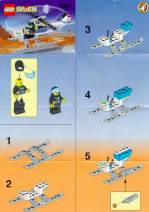 Manual Lego set 6461 Space Port Surveillance chopper
