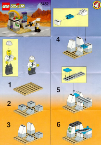 Manual Lego set 6452 Space Port Mini rocket launcher