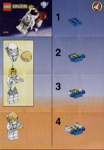 Manuale Lego set 6457 Space Port Astronauta