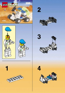 Handleiding Lego set 3068 Space Port Radarbuggy
