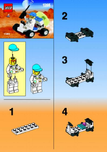 Handleiding Lego set 1265 Space Port Maanwagen