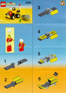 Handleiding Lego set 6456 Space Port Controlecentrum