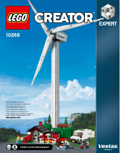 Manual Lego set 10268 Creator Vestas wind turbine