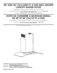 Mode d’emploi Maytag WVW75UC0DS Hotte aspirante