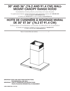 Mode d’emploi Maytag WVW57UC0FS Hotte aspirante